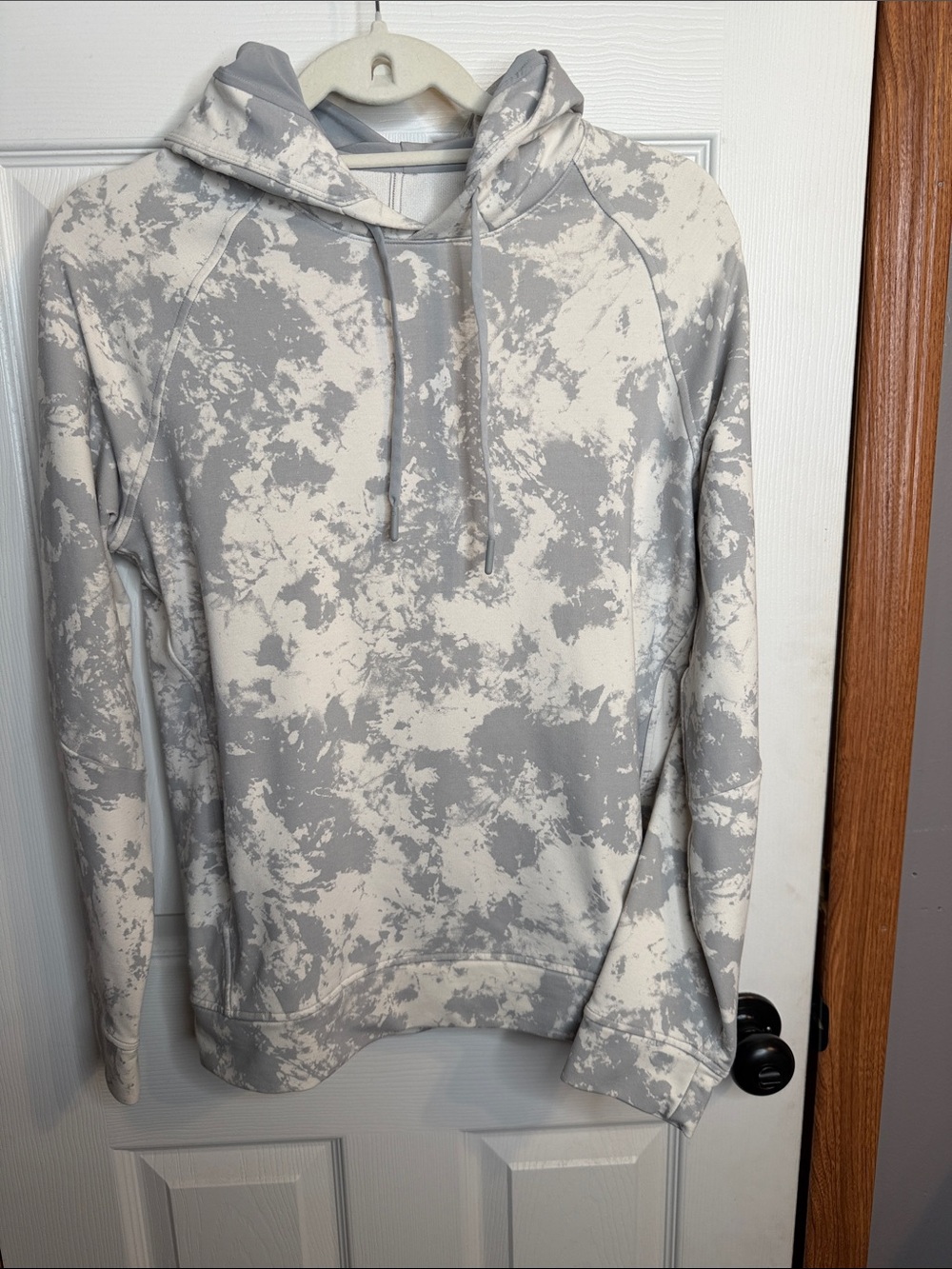 lululemon athletica Gray and White Marble Hoodie